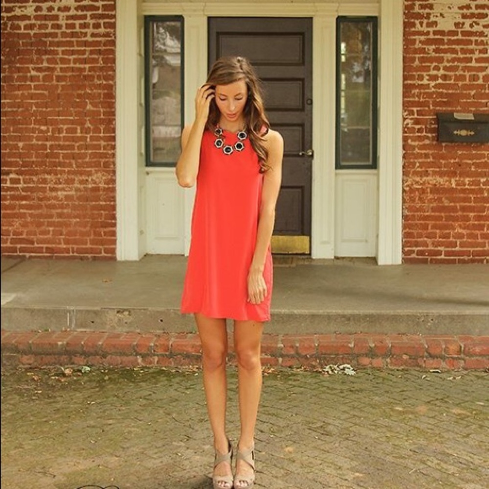 Pink Shift Dress
